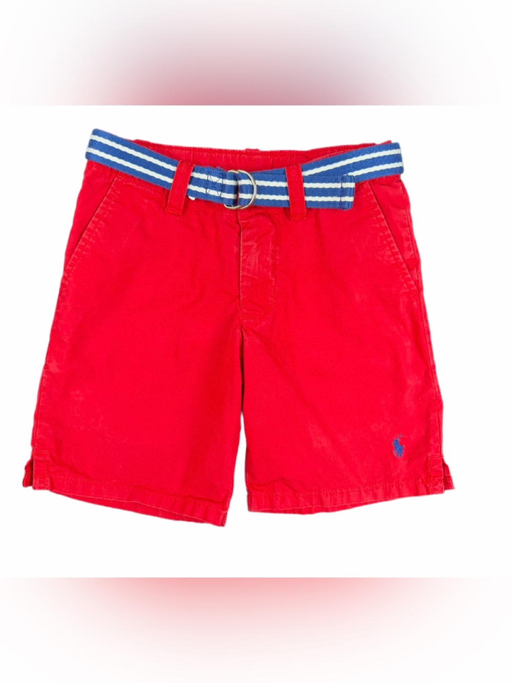 POLO Ralph Lauren Boys Belted Cotton Chino Shorts- 4/4T
